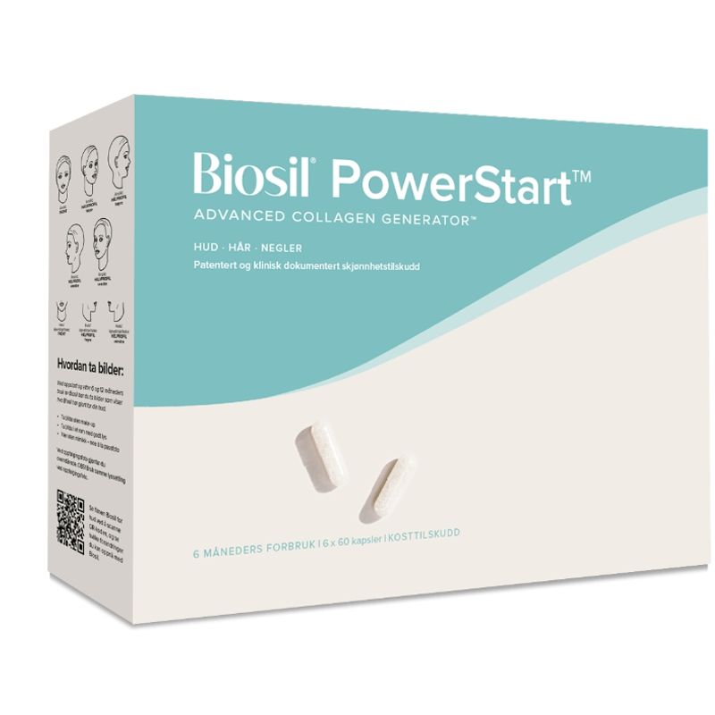 Biosil PowerStart 6 mnd forbruk i kapselform